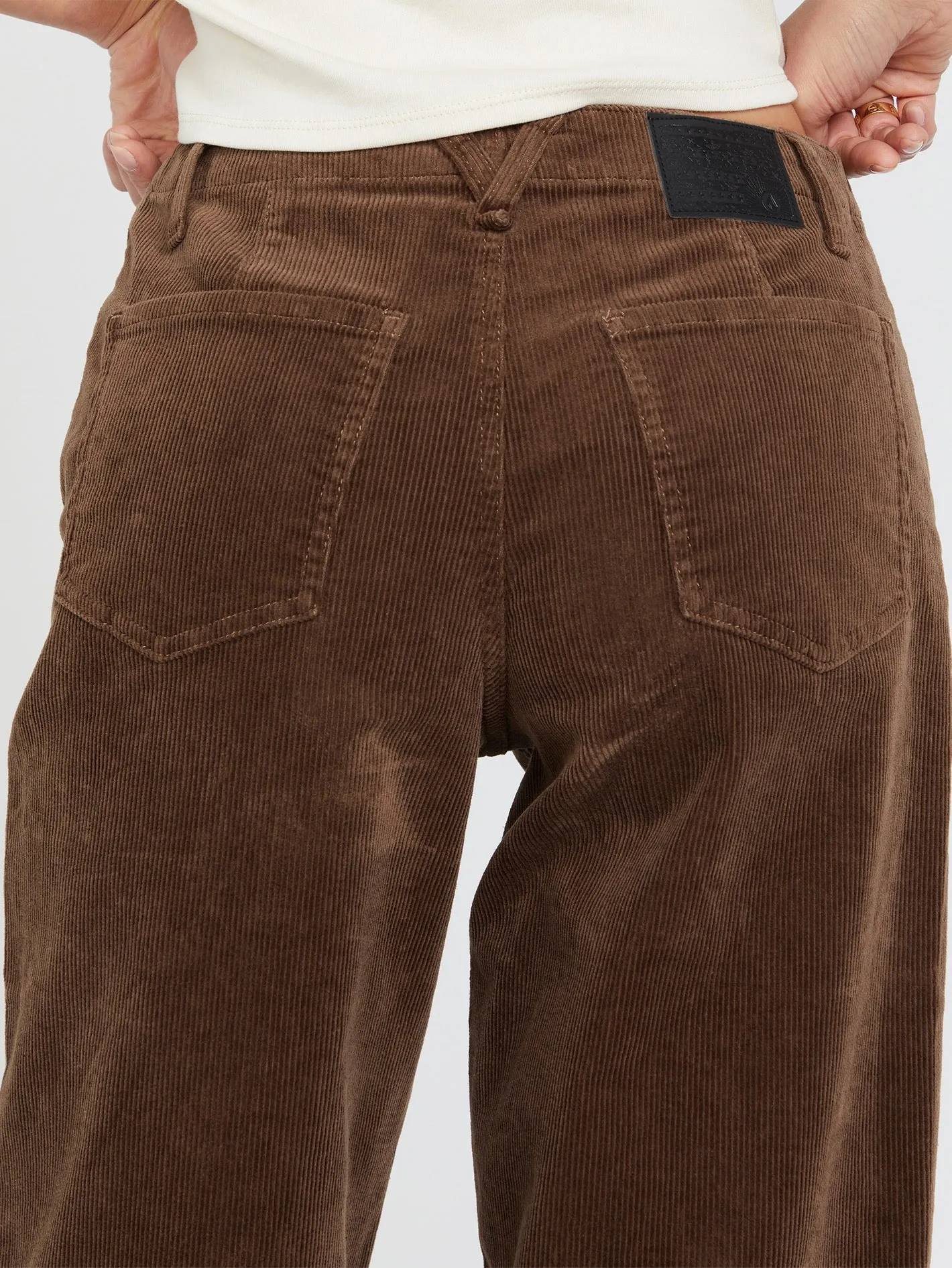 1991 Stoned Low Rise Corduroy Pants - Chocolate