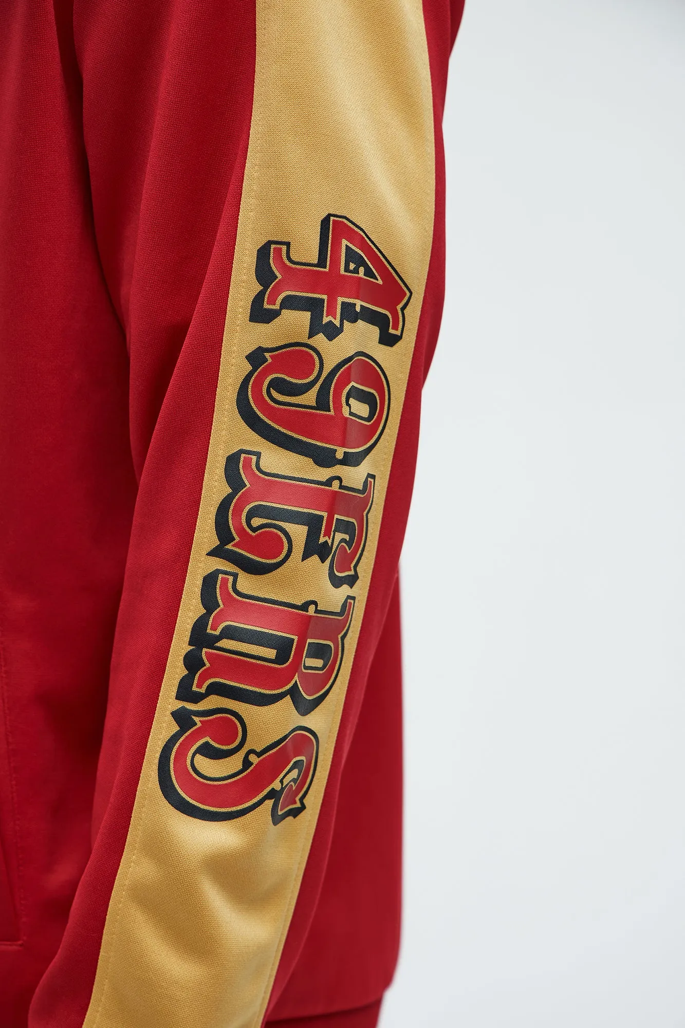 49ers Stand By Track Jacket - Red/combo