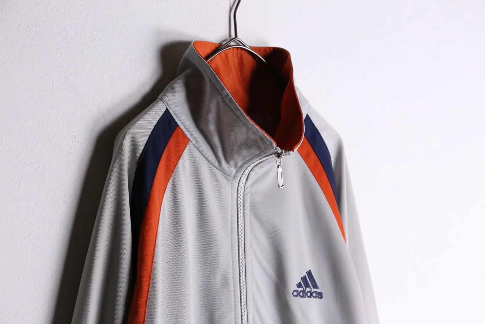 90’s “adidas”navy ×orange track jacket