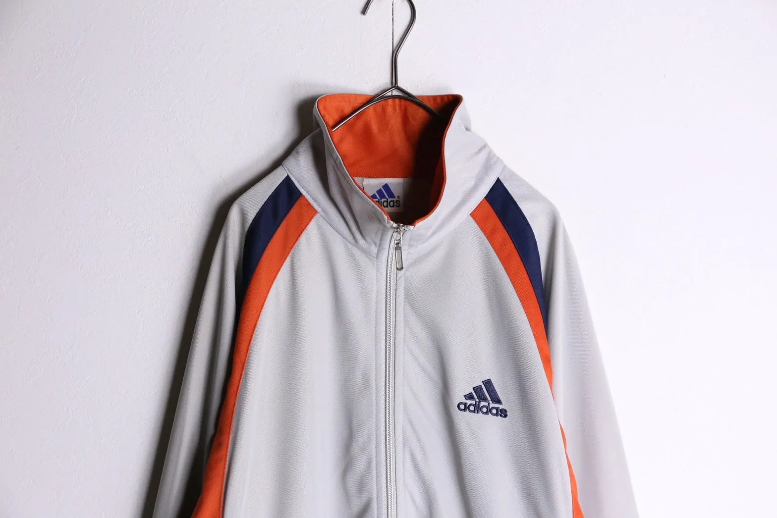 90’s “adidas”navy ×orange track jacket