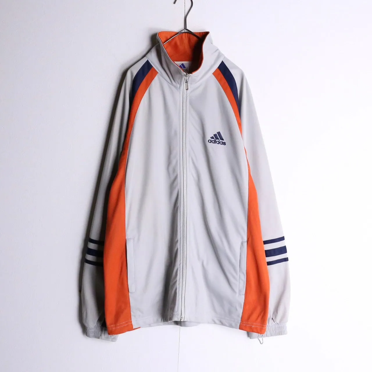 90’s “adidas”navy ×orange track jacket