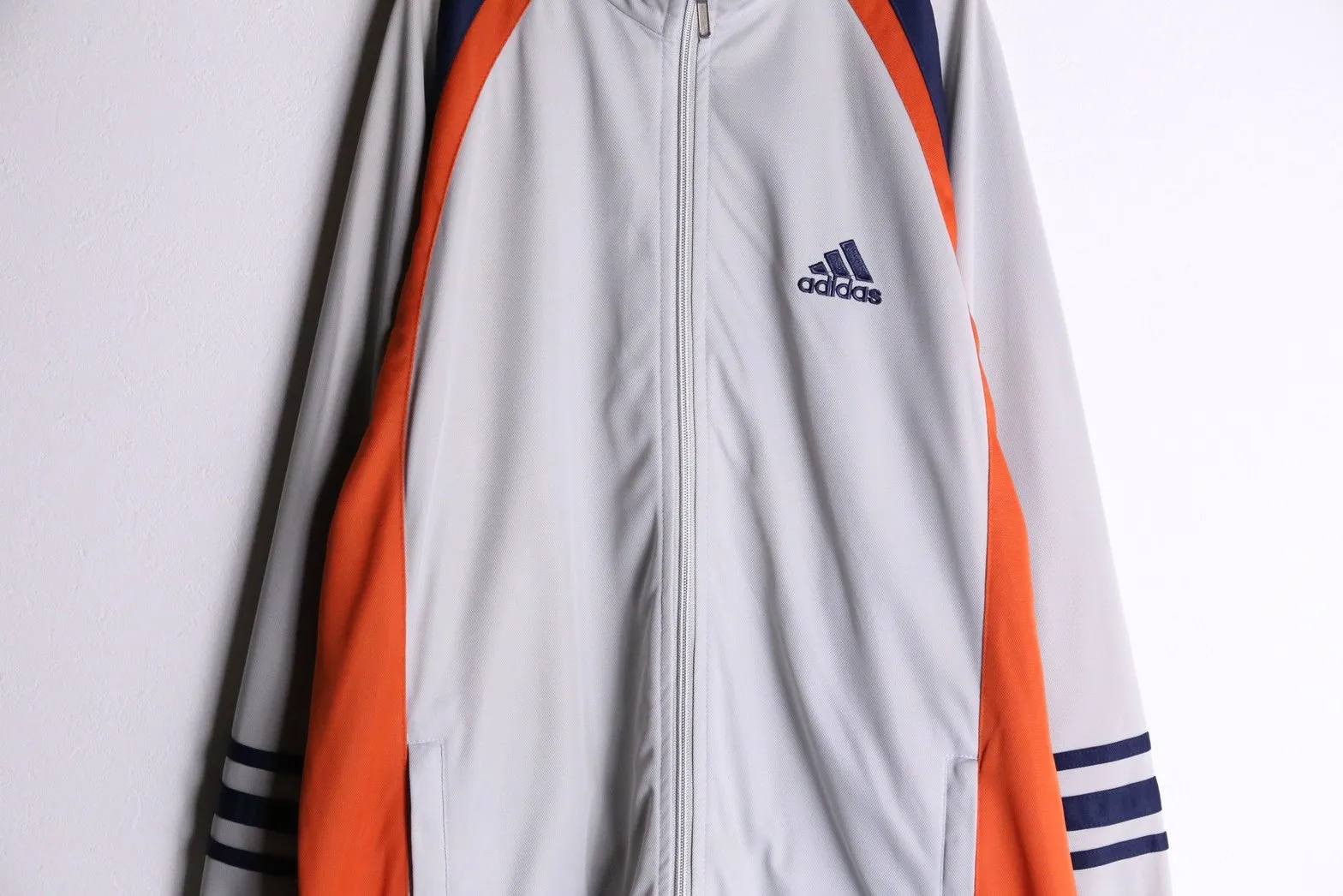 90’s “adidas”navy ×orange track jacket