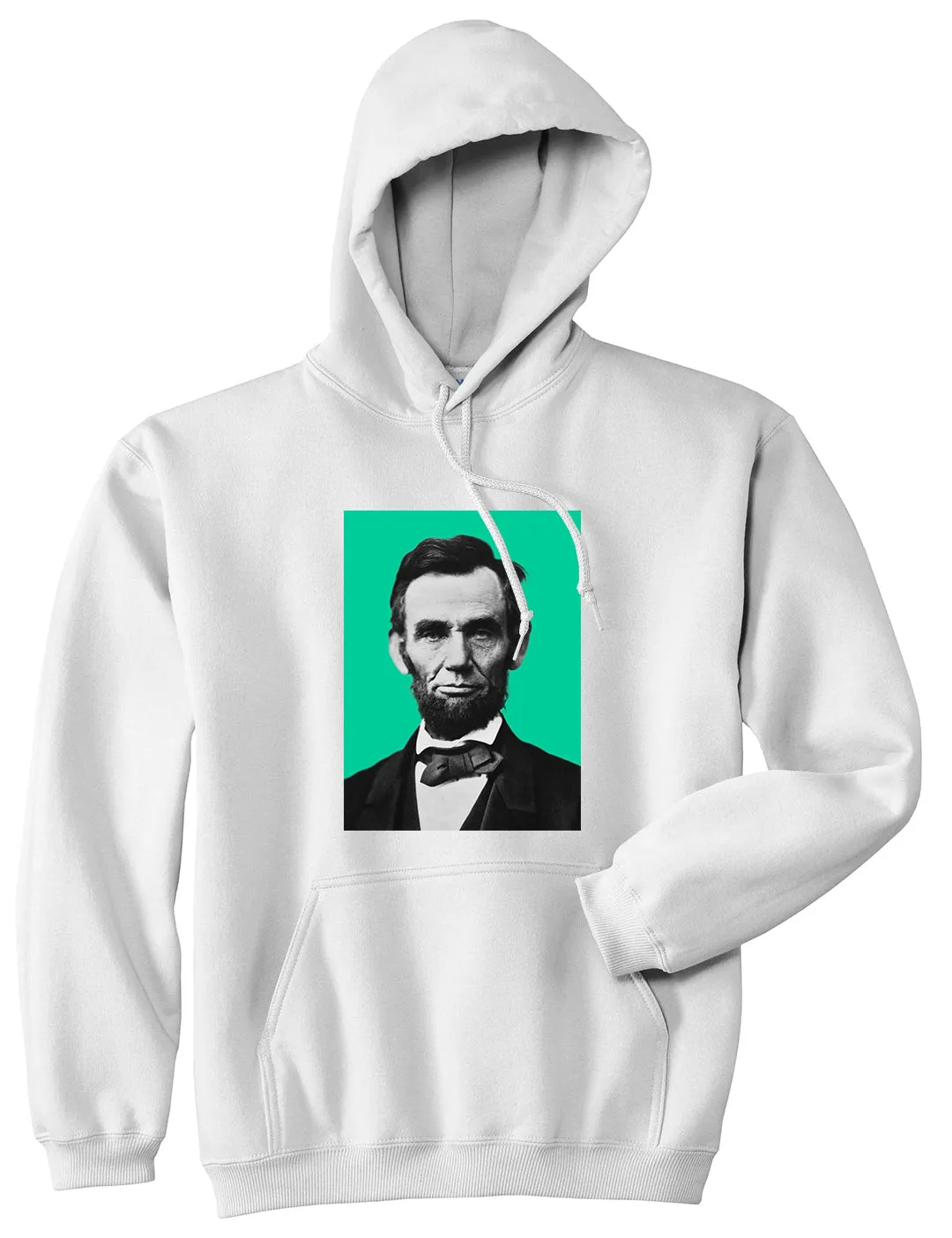 Abraham Lincoln Portrait Mens Pullover Hoodie