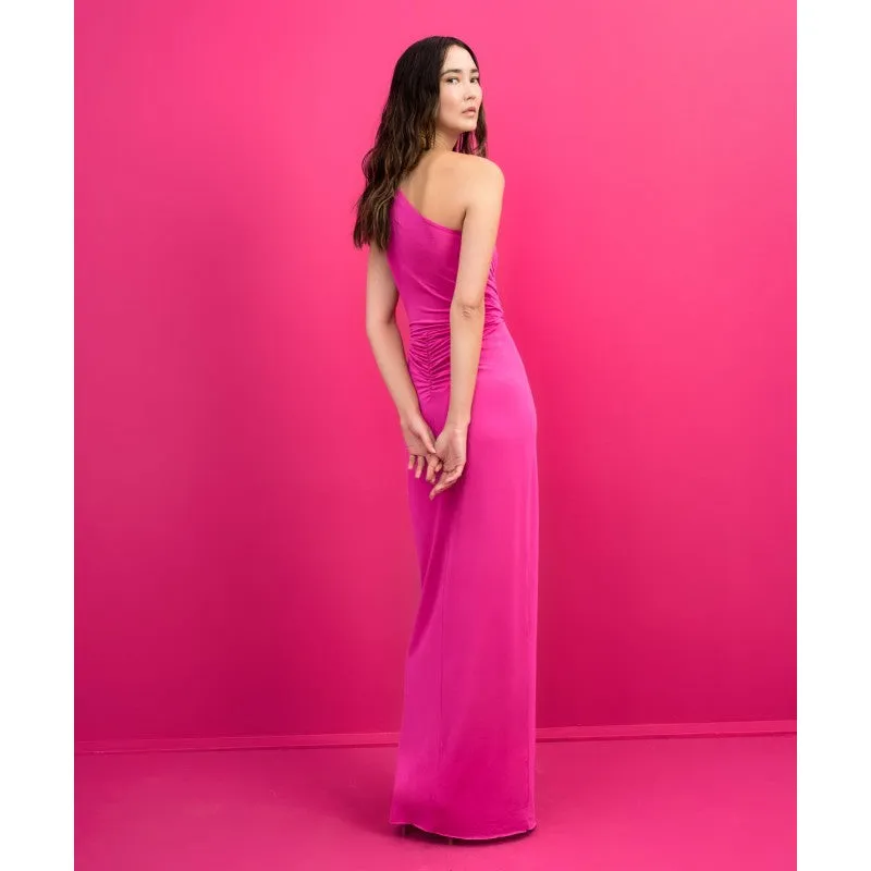 Access Pink One Jeersey Dress With Pleats