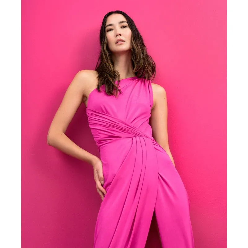 Access Pink One Jeersey Dress With Pleats