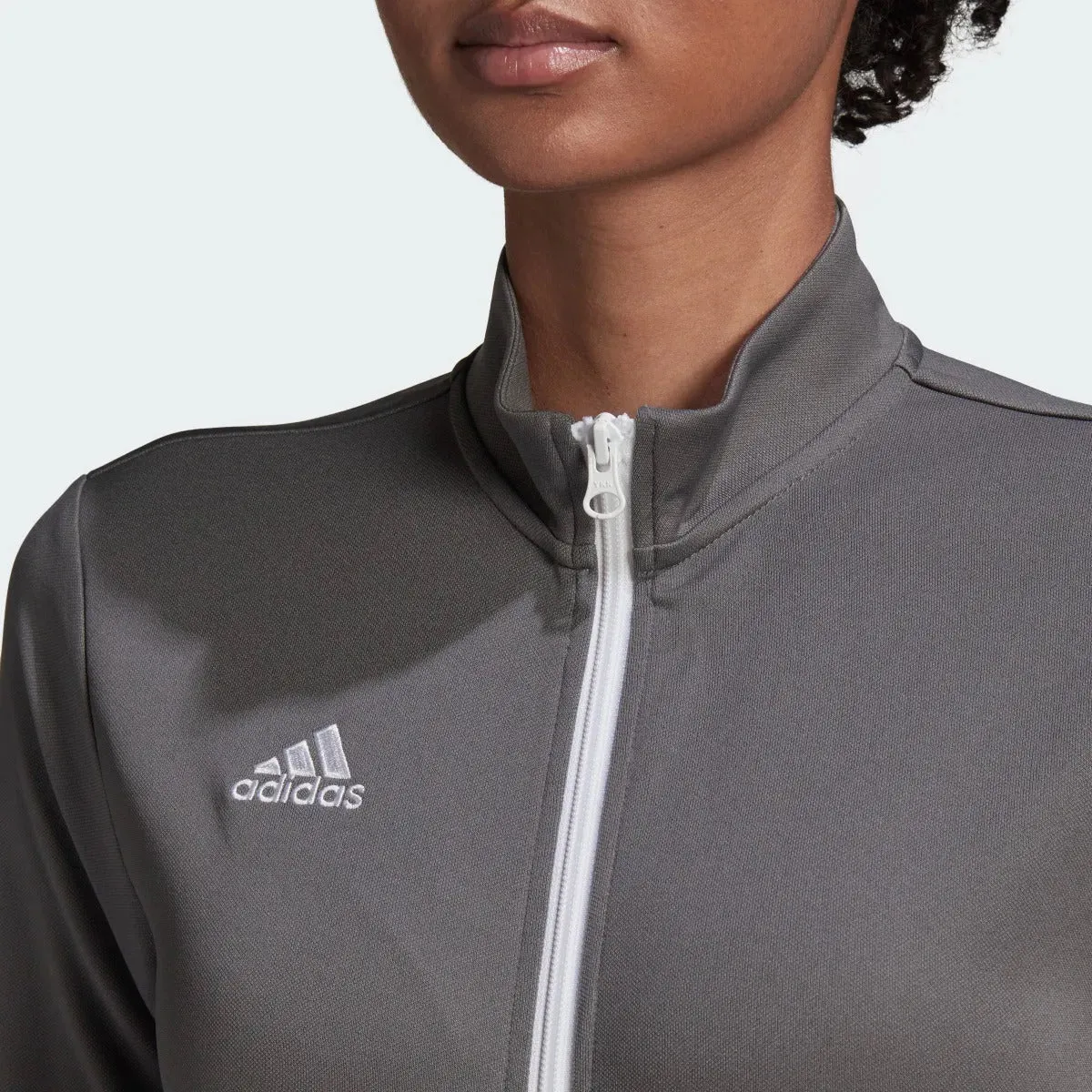 adidas Entrada 22 Women's Track Jacket - Team Grey