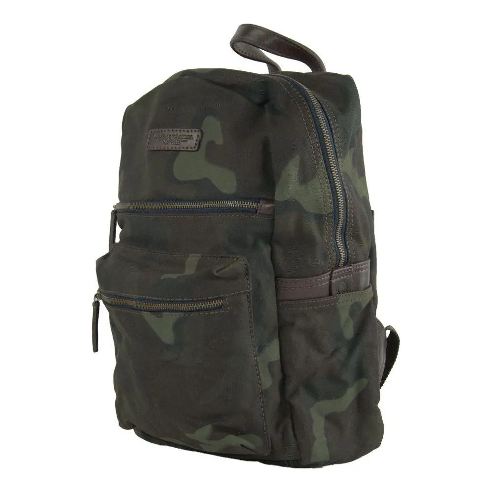 A.G. Spalding & Bros Green Cotton Men Backpack