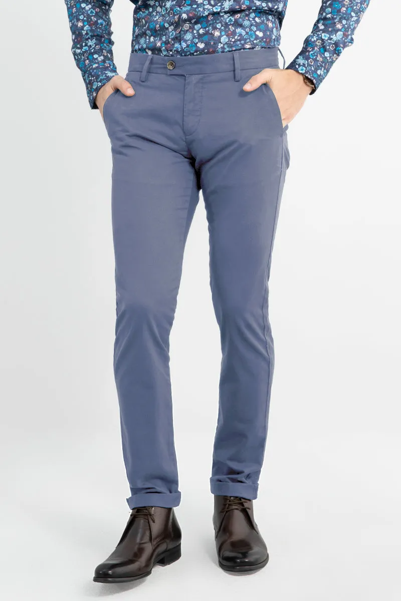 All-Day Steel Blue Chino