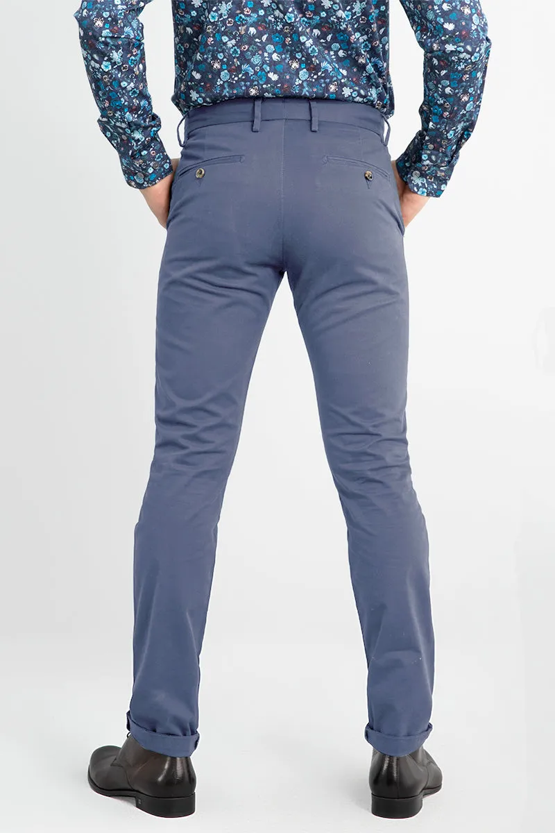 All-Day Steel Blue Chino