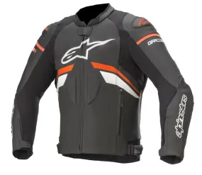 Alpinestars GP Plus R V3 Leather Jacket Black / Fluo Red / White