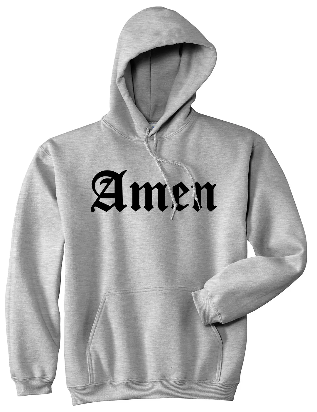 Amen Old English Prayer Mens Pullover Hoodie