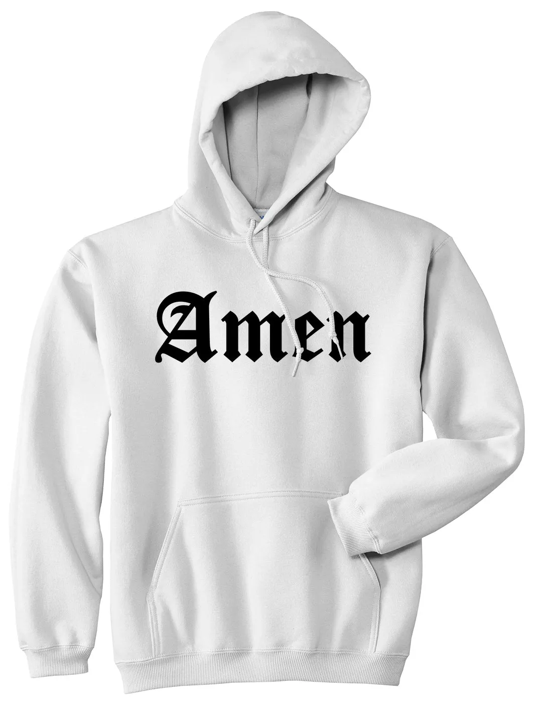 Amen Old English Prayer Mens Pullover Hoodie