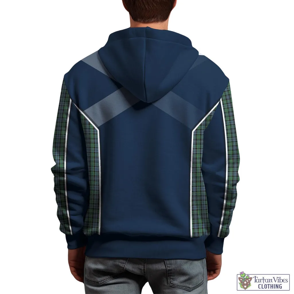 Arbuthnot Tartan Hoodie with Family Crest and Scottish Thistle Vibes Sport Style