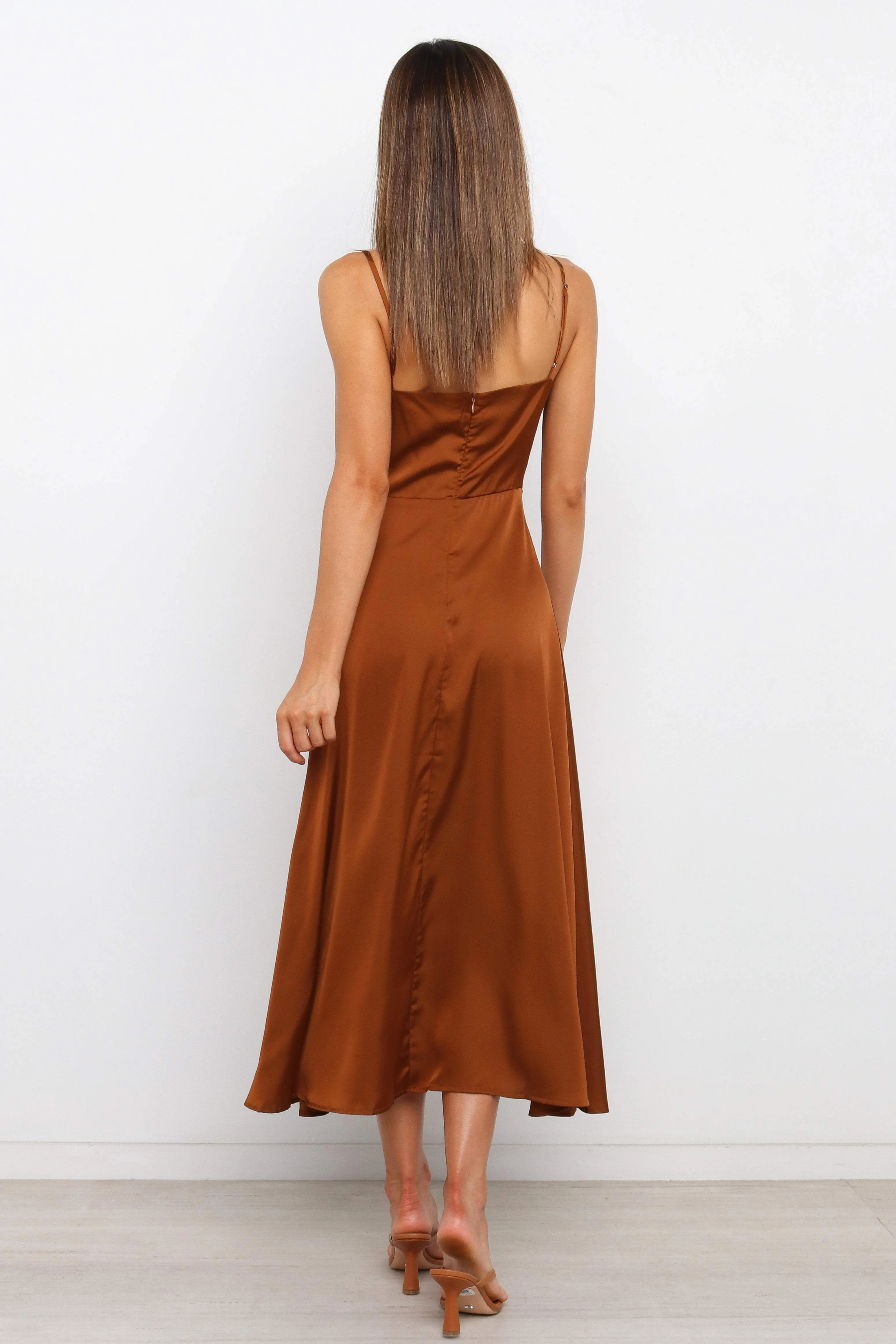 Ariel Dress - Rust