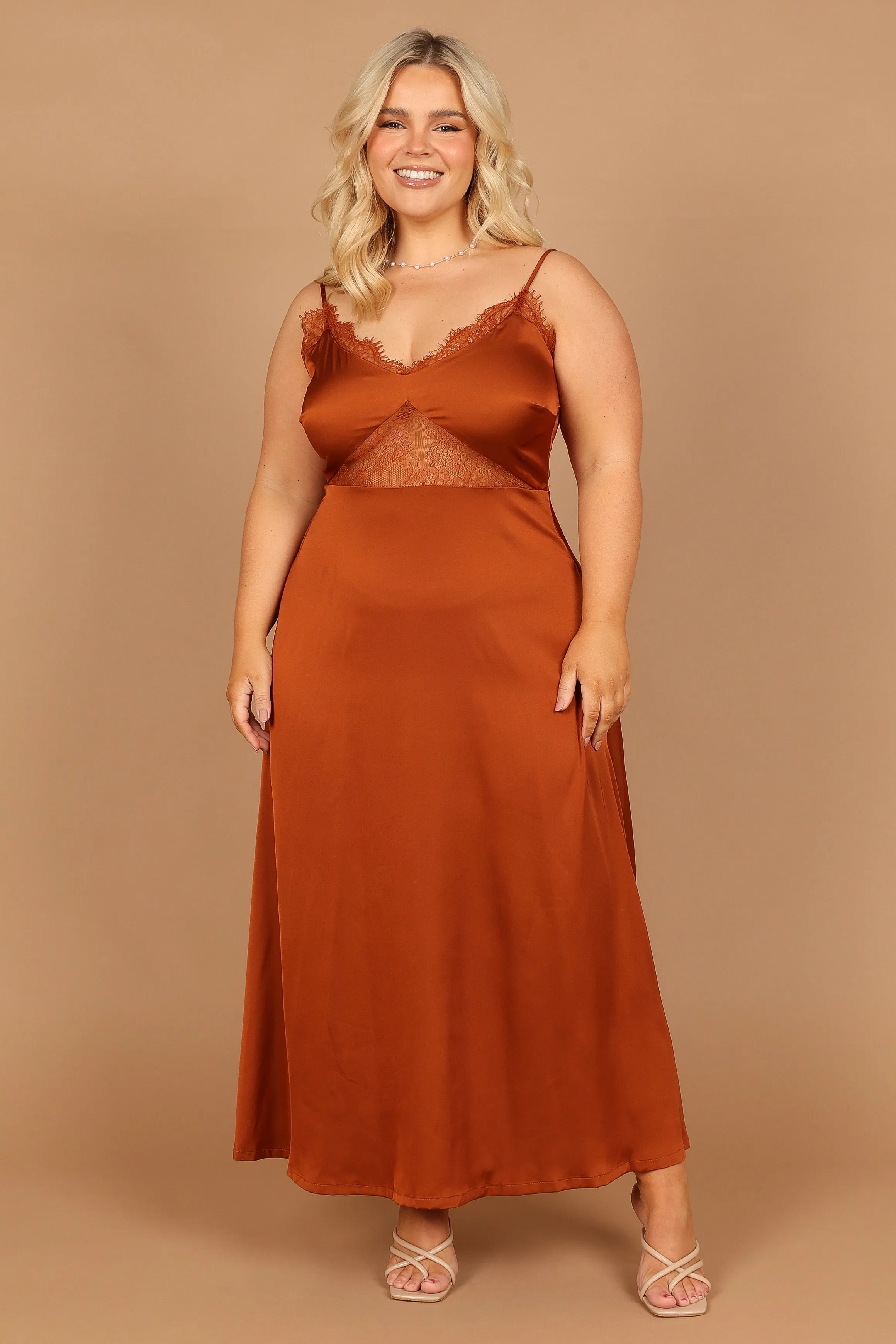 Ariel Dress - Rust