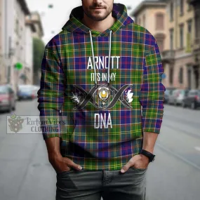 Arnott Tartan Hoodie with Family Crest DNA In Me Style