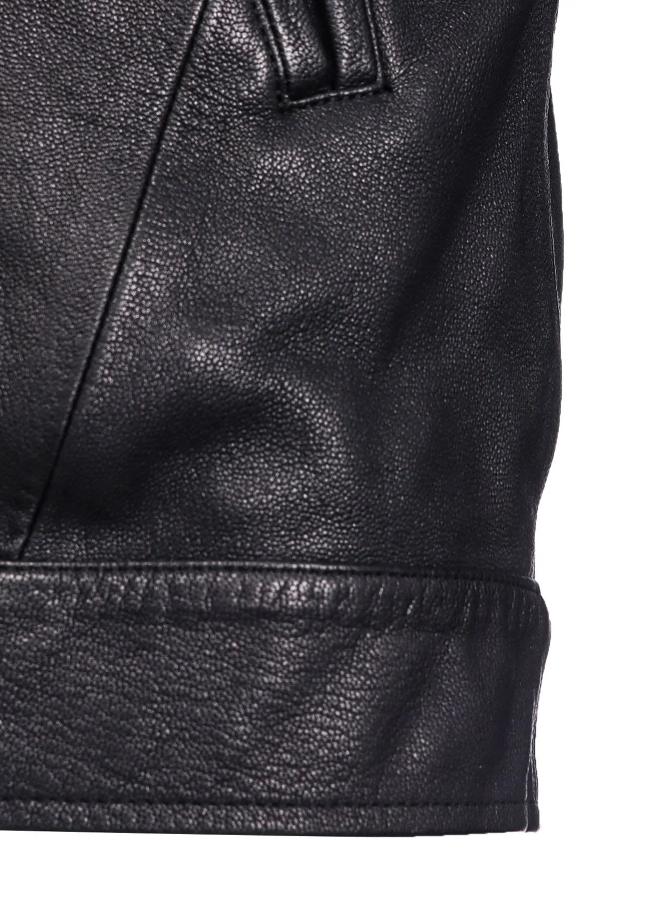 BACKLASH GOAT LEATHER COLLEGE JACKET