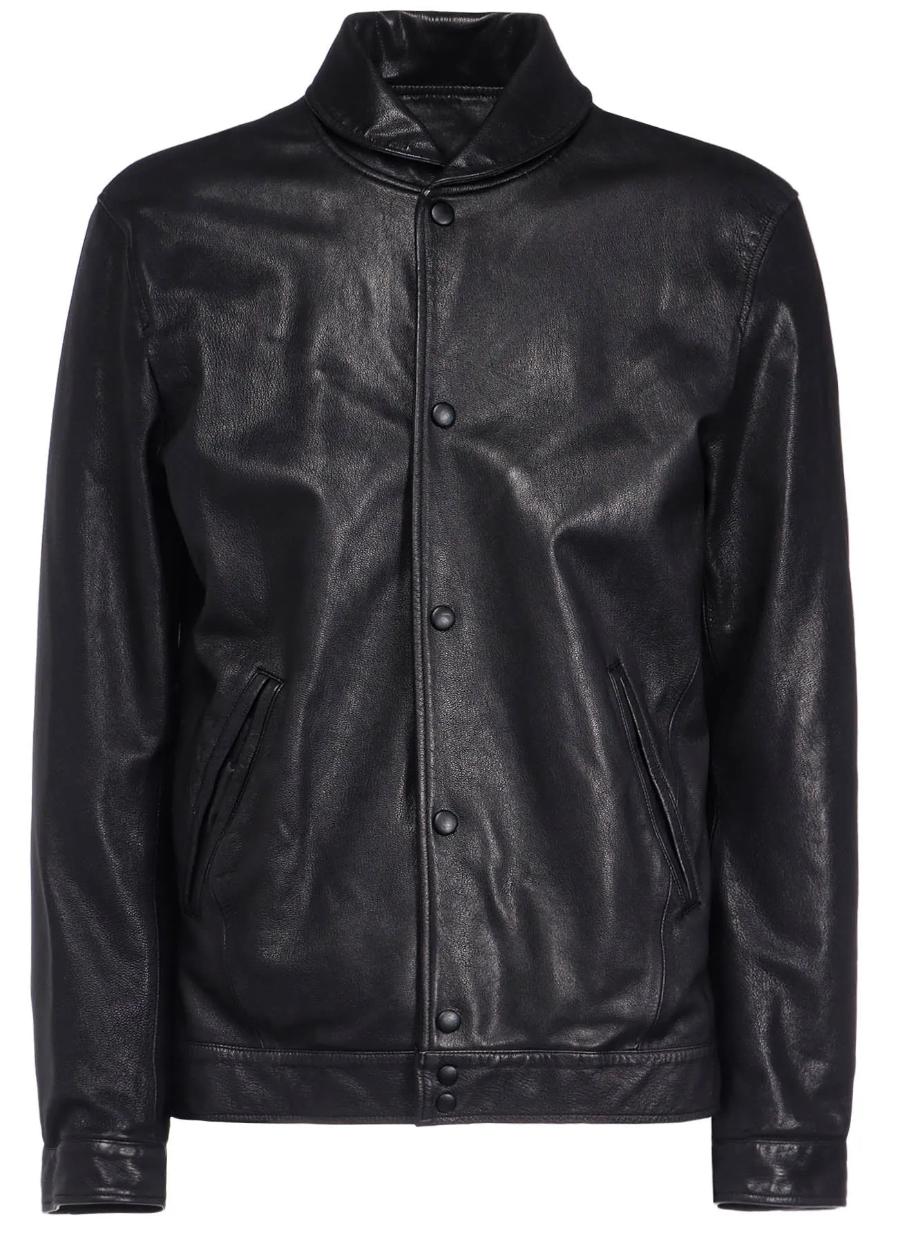 BACKLASH GOAT LEATHER COLLEGE JACKET