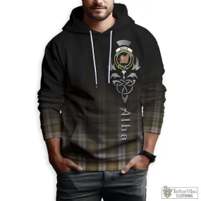 Baillie Dress Tartan Hoodie Featuring Alba Gu Brath Family Crest Celtic Inspired