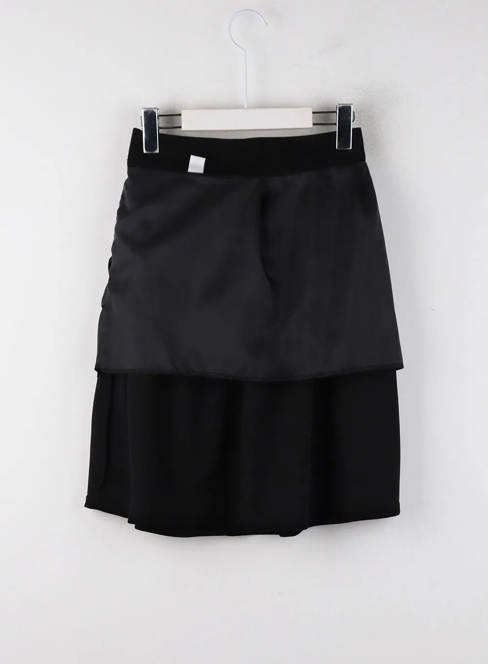 Banding Pleated Mid-Skirt OJ405