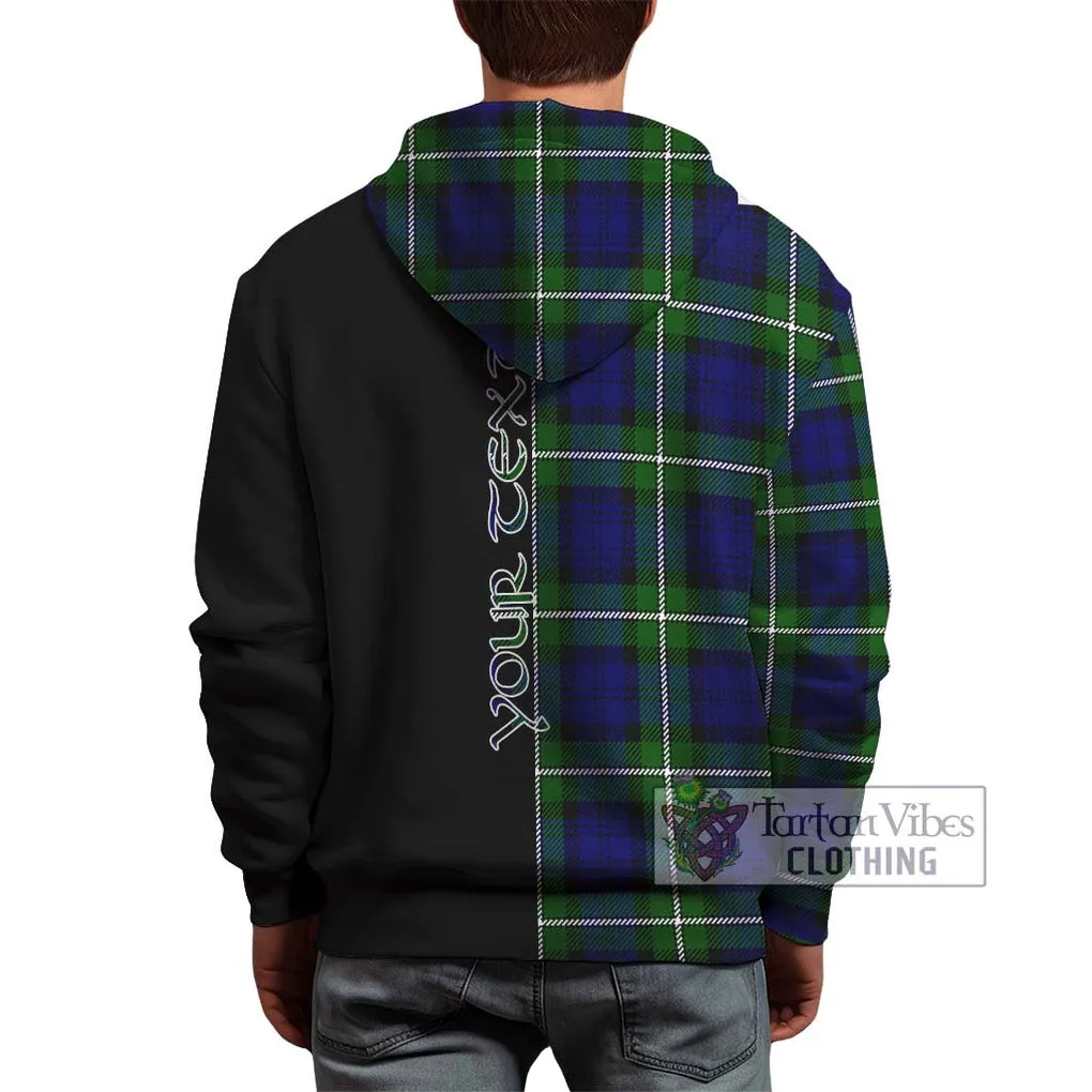 Bannerman Tartan Hoodie with Family Crest and Half Of Me Style