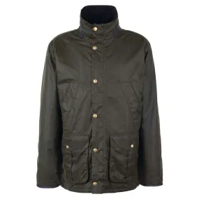 Barbour Brockstone Mens Wax Jacket - Archive Olive