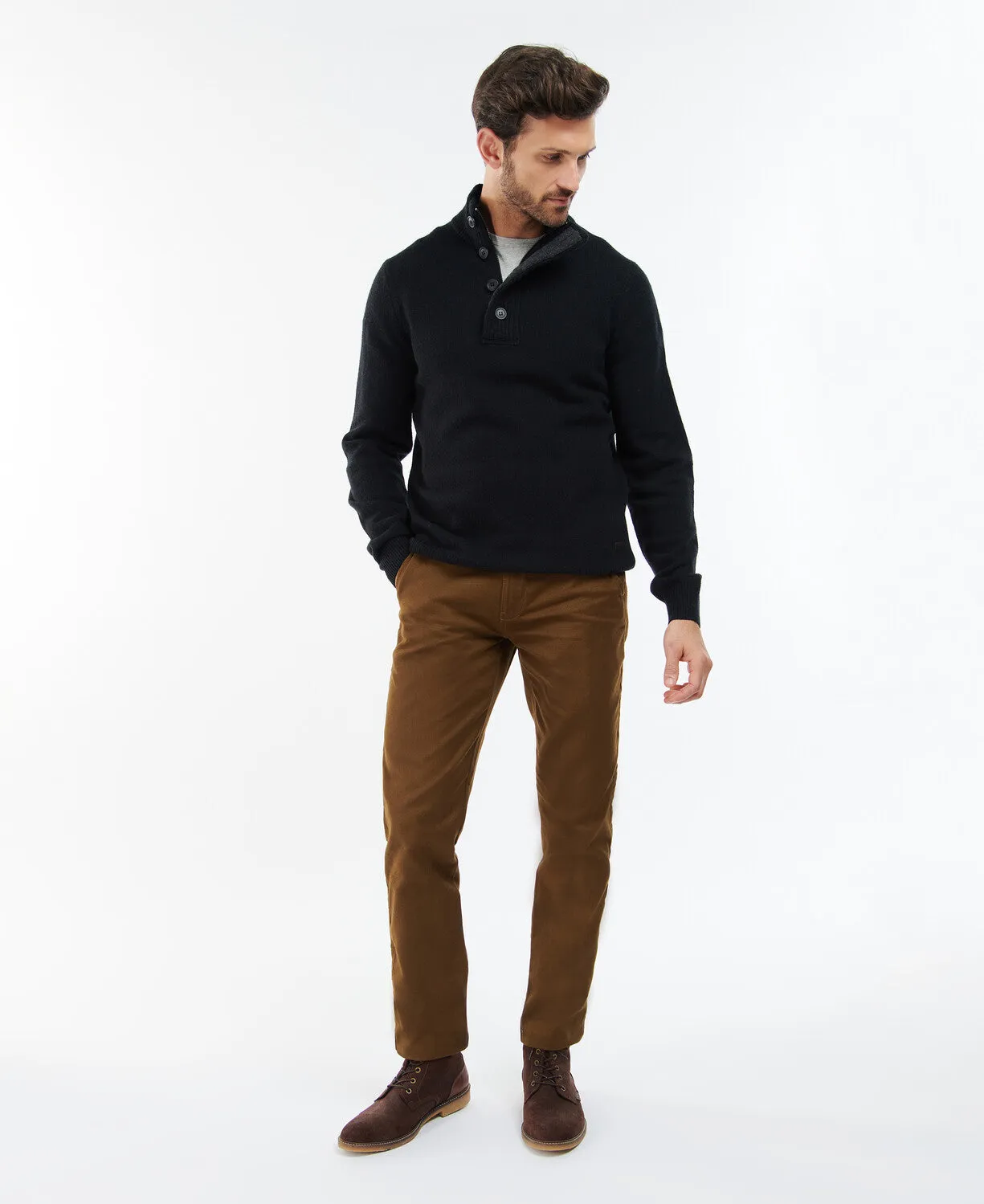 Barbour Essential Patch Half-Zip Jumper