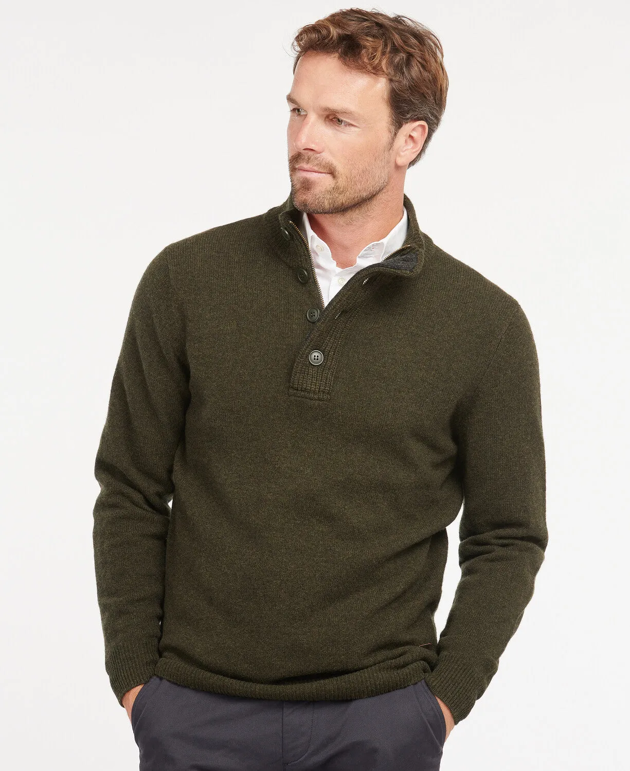 Barbour Essential Patch Half-Zip Jumper