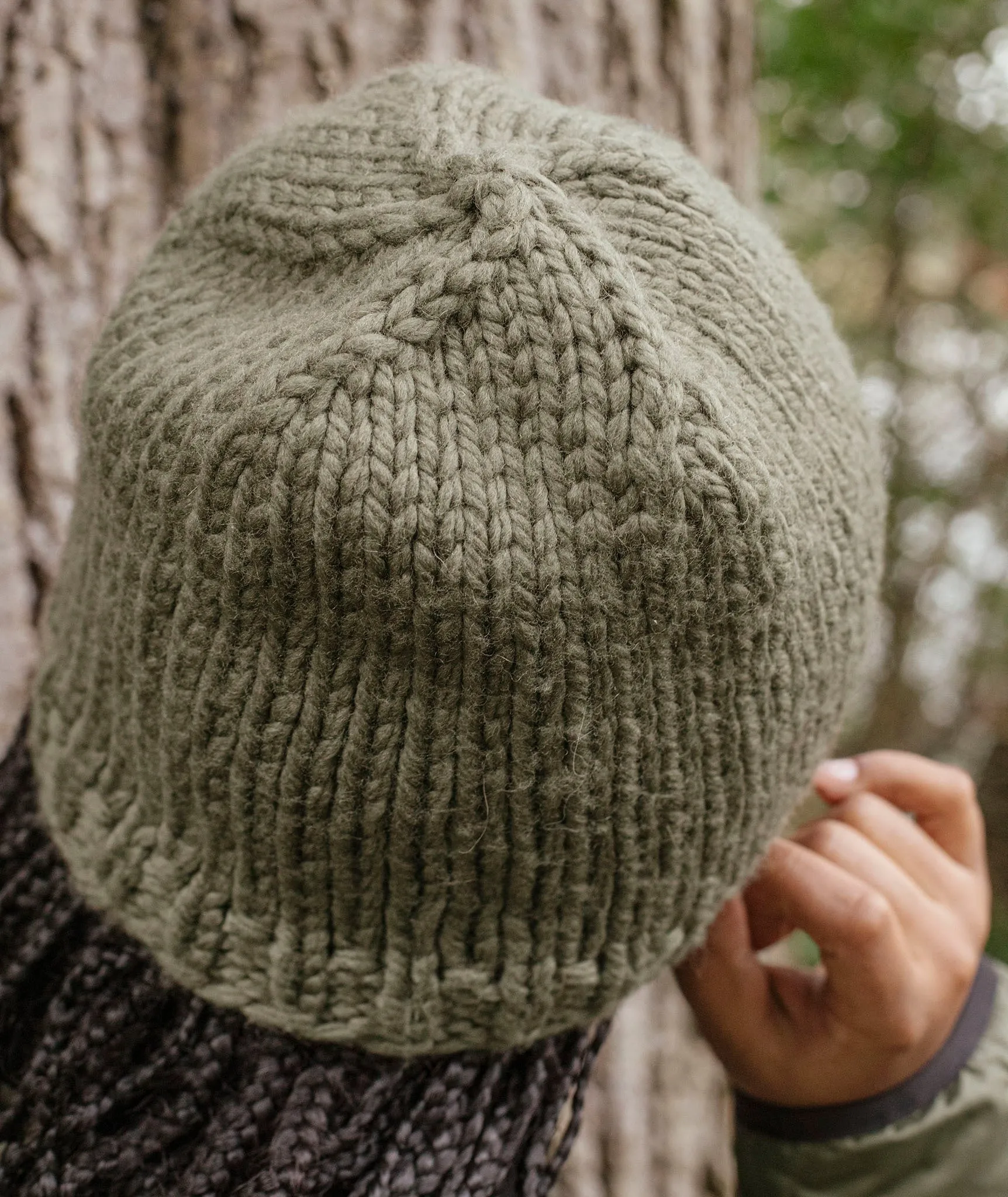 Basic 'Big Wool' Beanie Using Rowan Big Wool