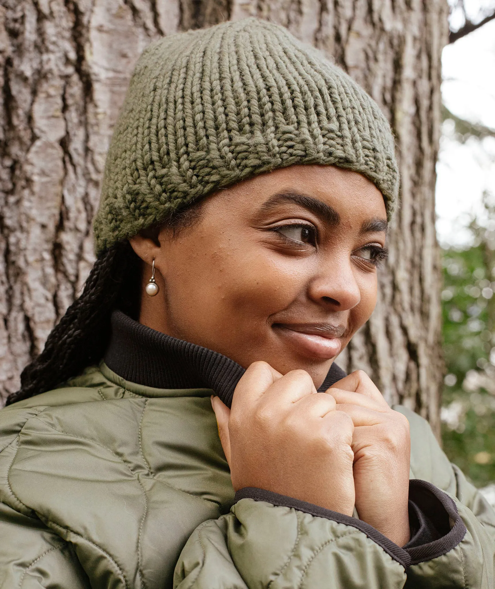 Basic 'Big Wool' Beanie Using Rowan Big Wool