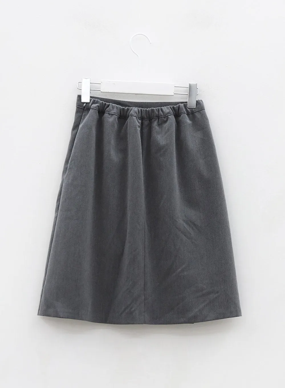 Basic Pleated Midi Skirt OG02