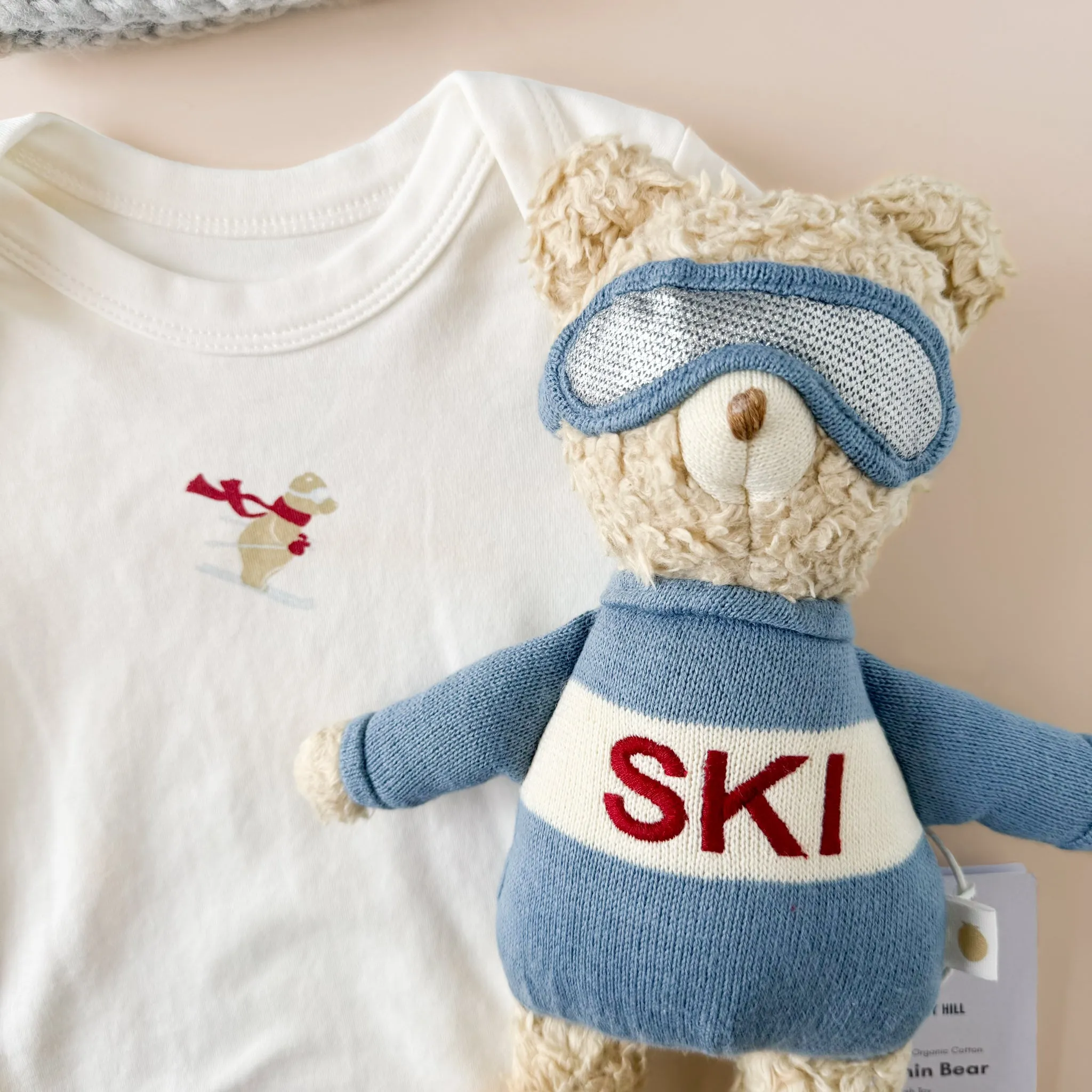 Benjamin Bear Ski Plushie Toy