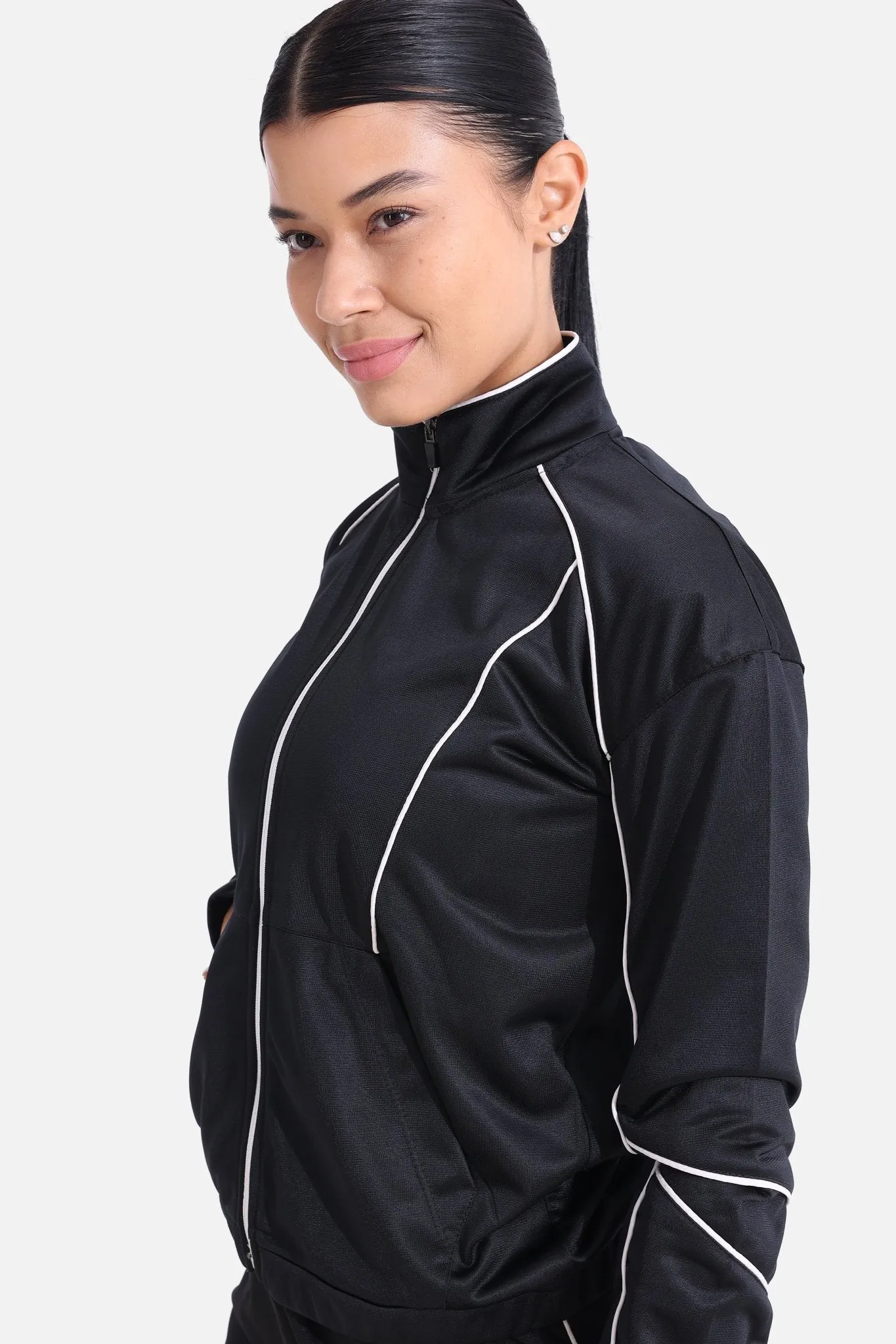 Black Tracksuit Jacket