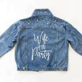 (Blue Pearl) Wife of the Party/ The Party Denim Jacket