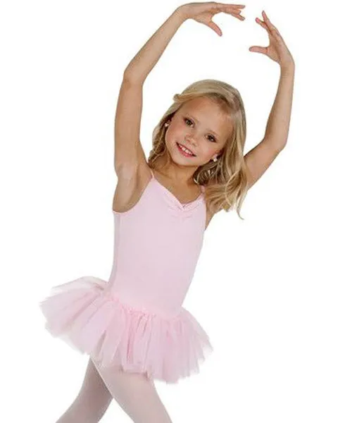 Body Wrappers BW2231 Child Princess Aurora Microfiber Camisole Tutu Leotard