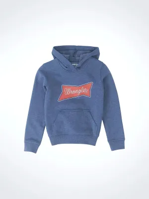 Boy's Wrangler Blue Rope Logo Hoodie