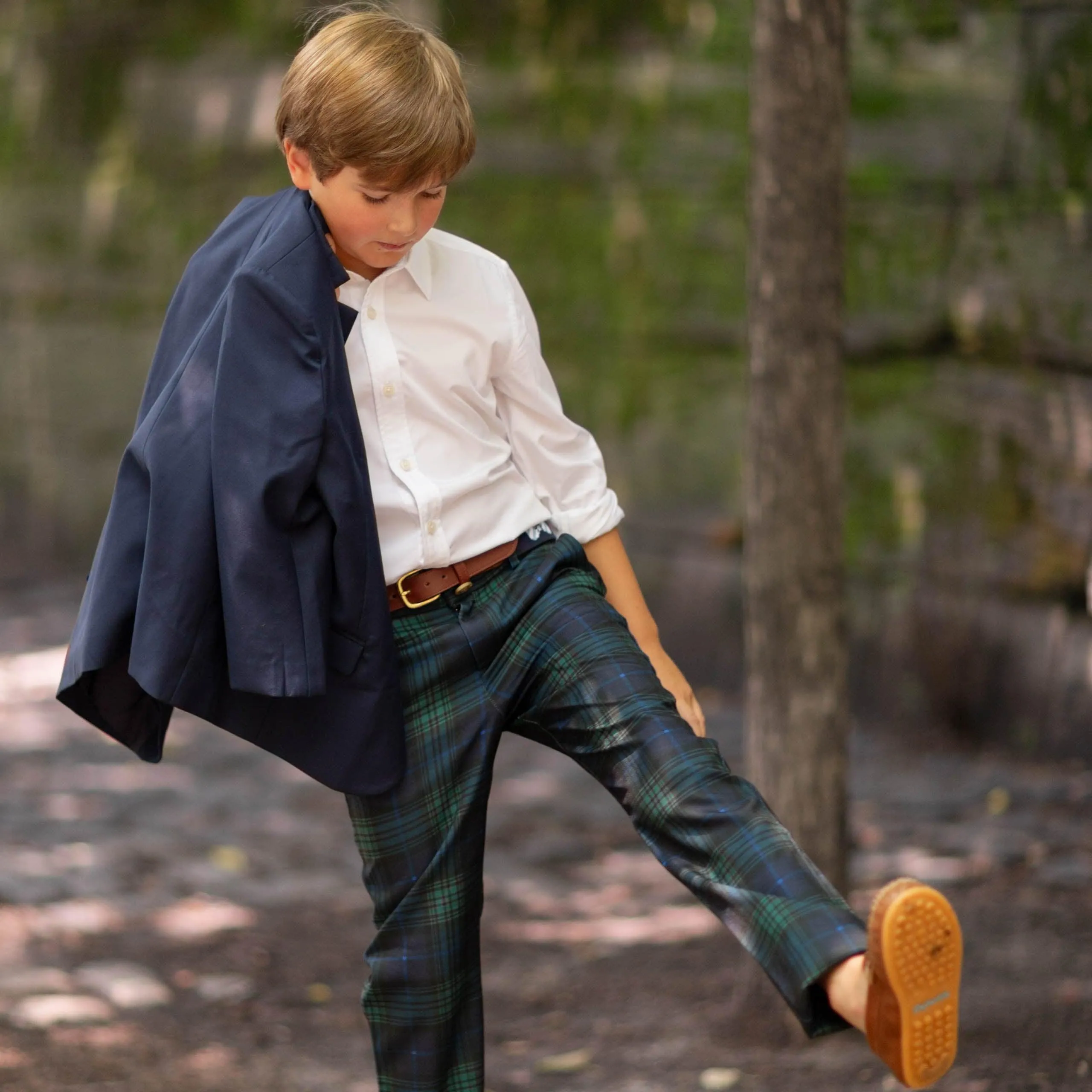 Bradford Trousers in Blackwatch Plaid