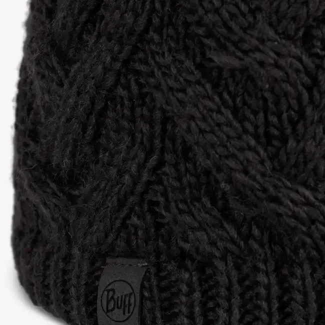 Buff Caryn Knitted & Polar Beanie Graphite