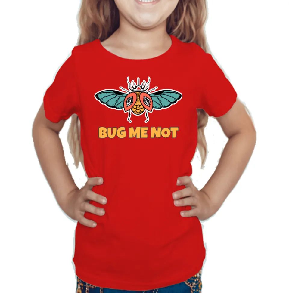 Bug Graphics Little Girl's T Shirt D07