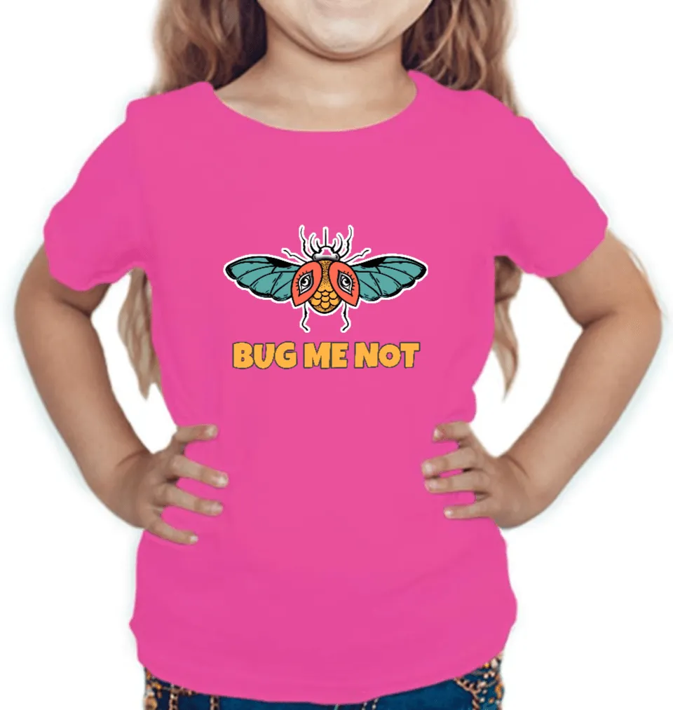 Bug Graphics Little Girl's T Shirt D07