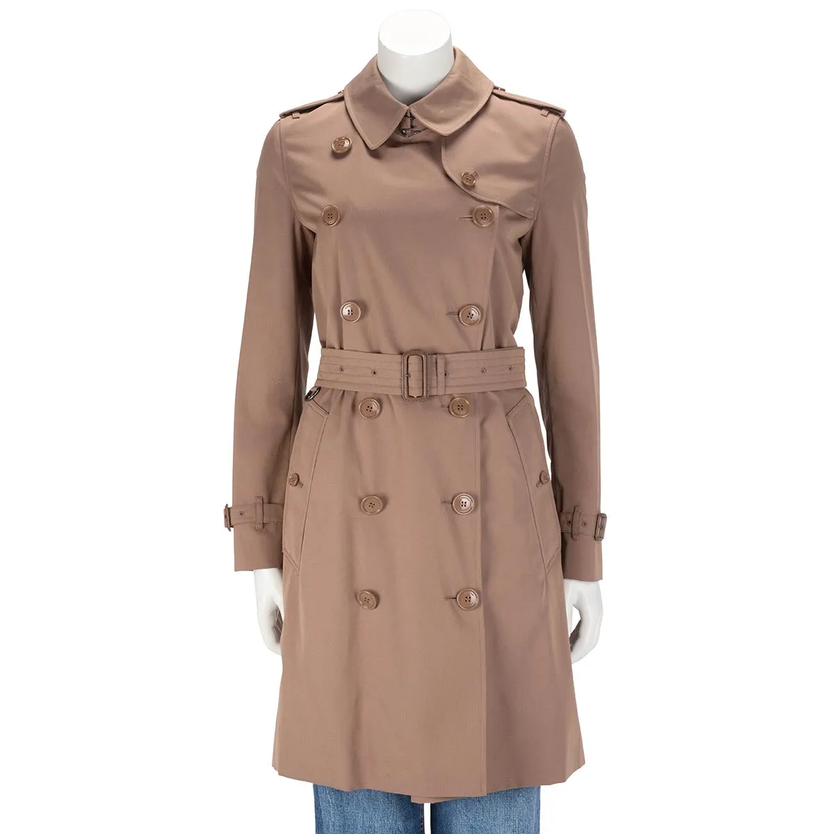 Burberry Taupe Trench Coat UK 6