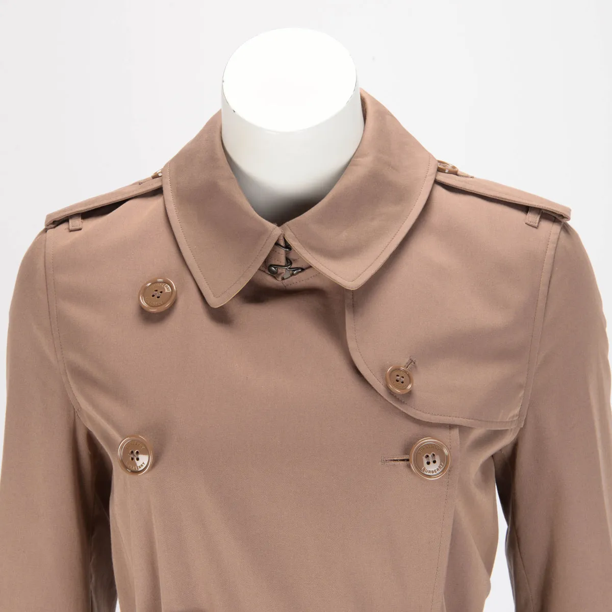 Burberry Taupe Trench Coat UK 6