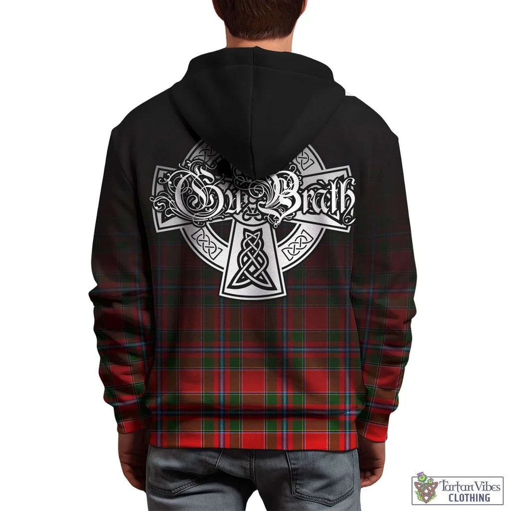 Butter Tartan Hoodie Featuring Alba Gu Brath Family Crest Celtic Inspired