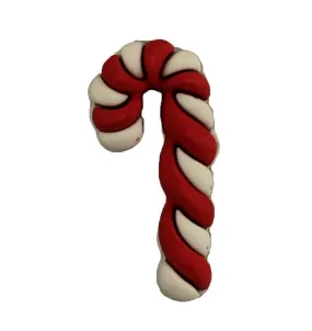 Candy Cane 3D Bulk Buttons