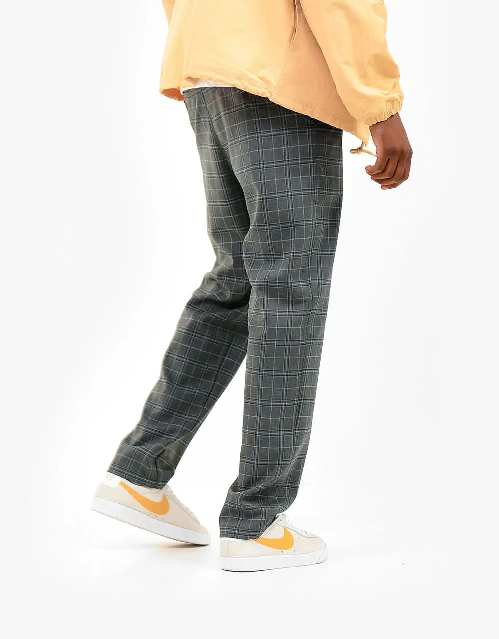 Carhartt WIP Menson Pant - Stowe Check-Wave (Rigid)