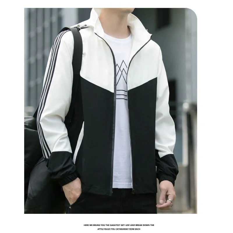 Casual 2 in 1 Loose Fit Stand-Up Collar Jacket