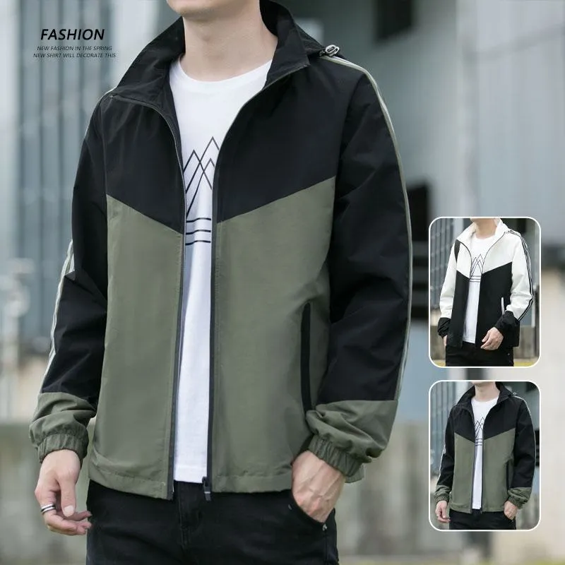 Casual 2 in 1 Loose Fit Stand-Up Collar Jacket