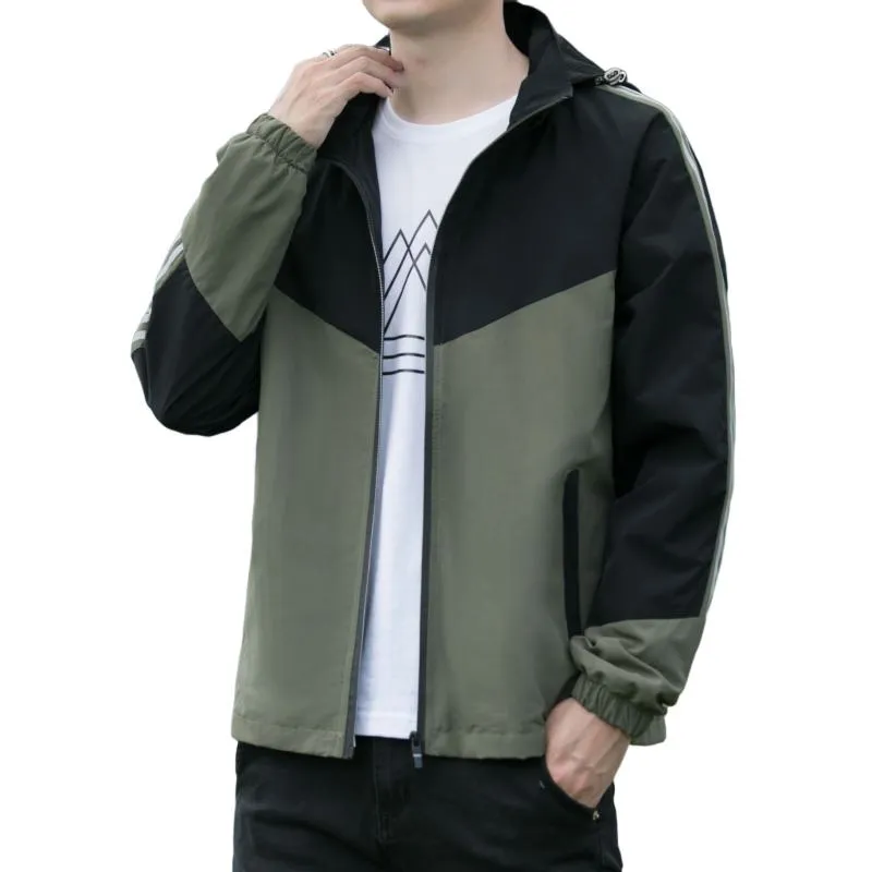 Casual 2 in 1 Loose Fit Stand-Up Collar Jacket