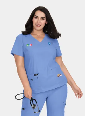 CHI PCRN - Koi Basics Becca Scrub Top