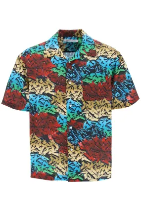 Children of the discordance graffiti print short sleeve shirt